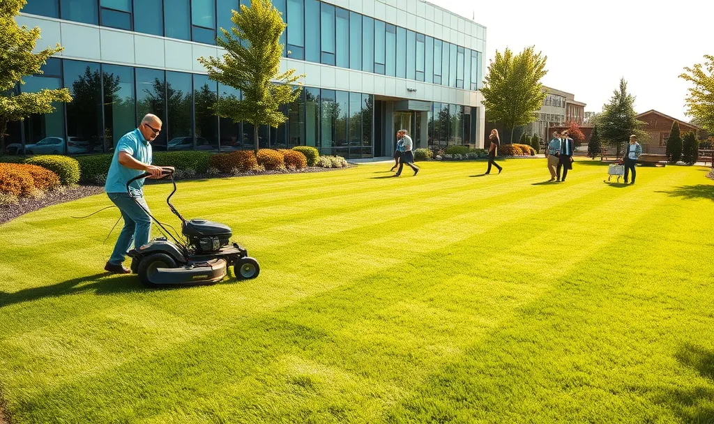 Corporate Lawn Mowing